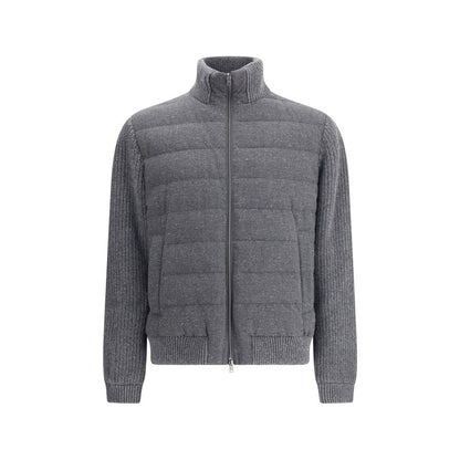 Herno Gray Wool Bomber