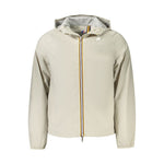 K-WAY Beige Nylon Men Jacket KW-38795-S