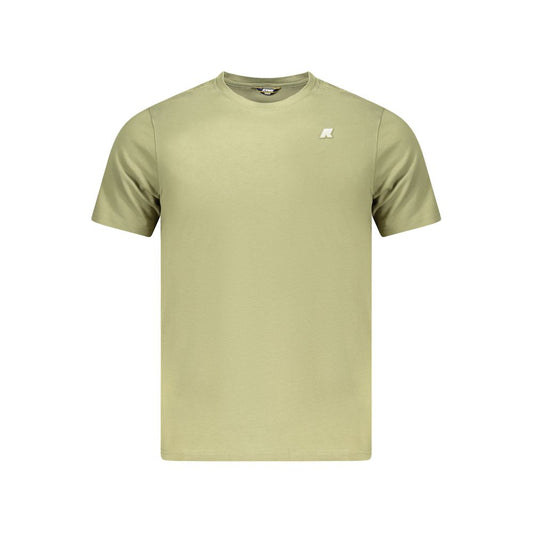 K-WAY Green Cotton Men T-Shirt KW-38801-M
