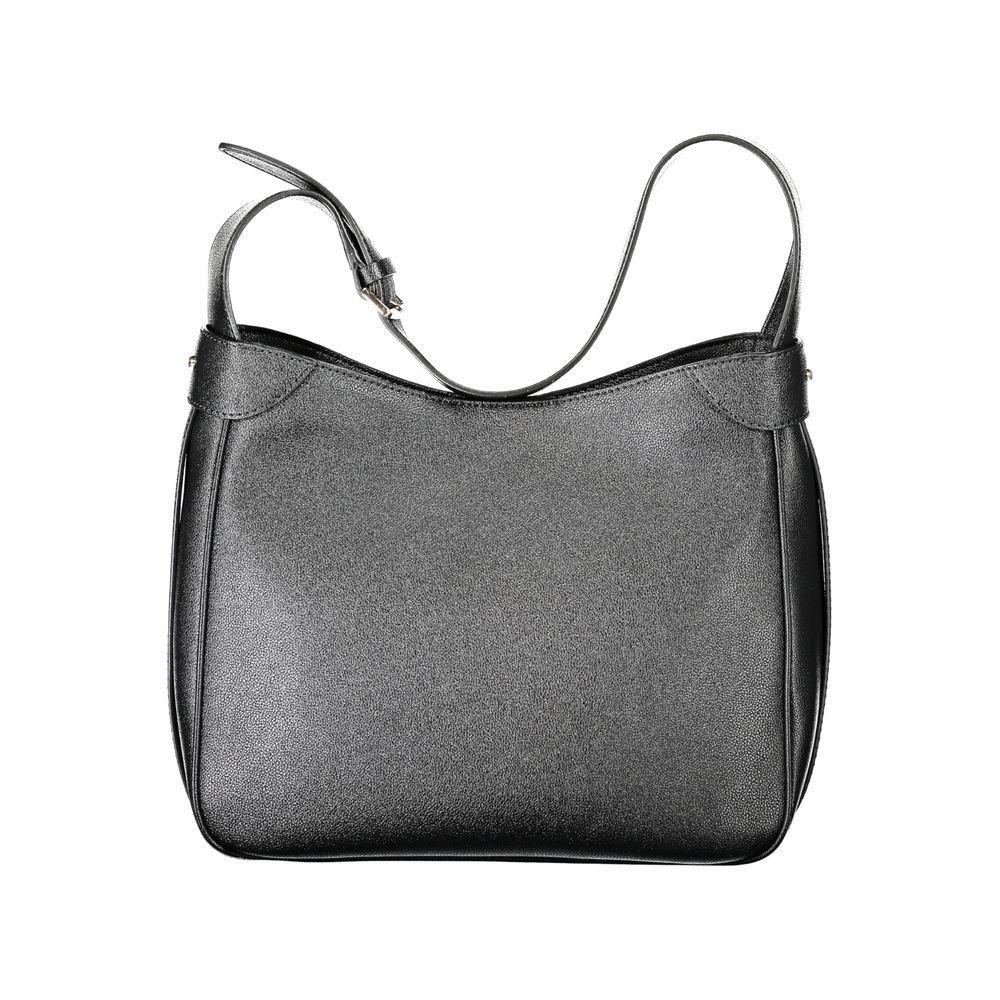 Front view with bag zipped and handles upright.