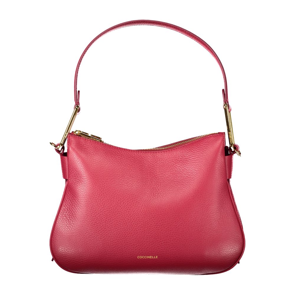 Front view with bag zipped and handles upright.