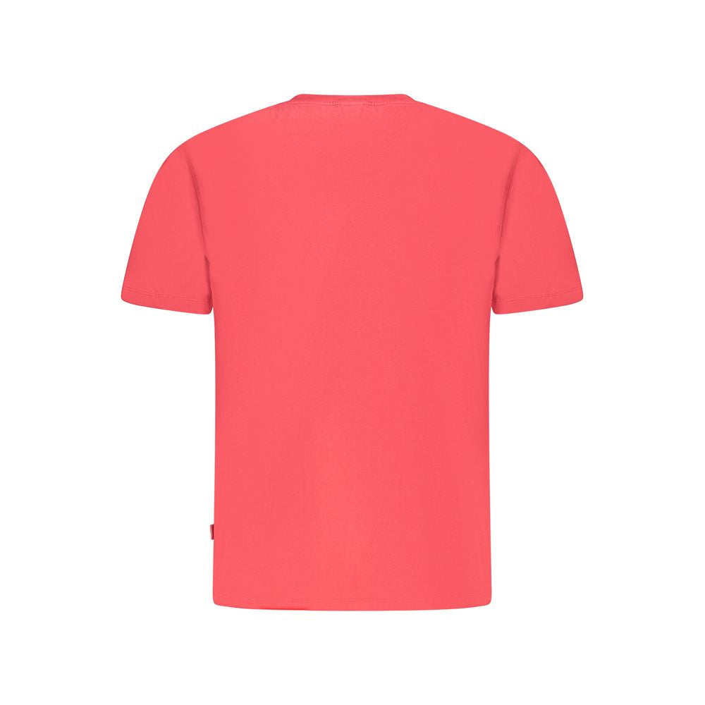 Pepe Jeans Red Cotton T-Shirt PE-34982-XL