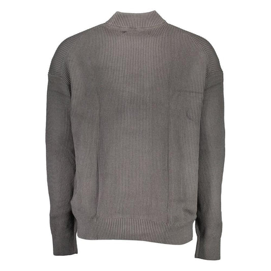 Calvin Klein Gray Cotton Sweater CA-16671-L