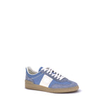 Valentino Garavani Upvillage Sneakers with suede details, tassels, and VLogo on leather patch, showcasing elegance and street style.
