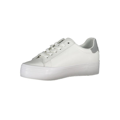 Calvin Klein White Polyester Sneaker
