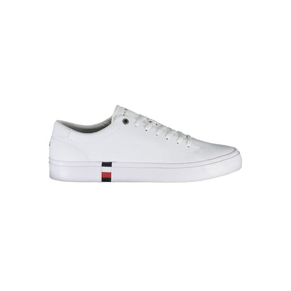 Tommy Hilfiger White Polyester Sneaker