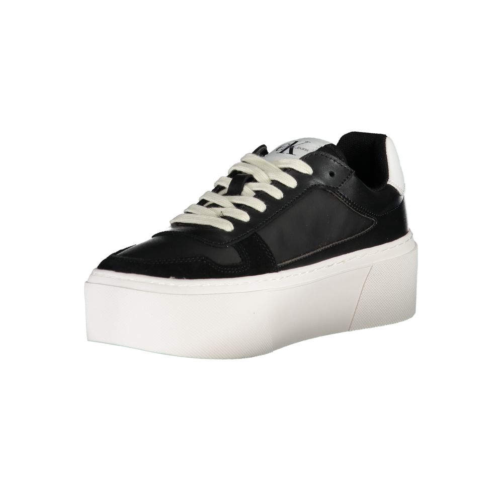 Calvin Klein Black Polyester Sneaker
