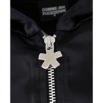 Comme Des Fuckdown Black Polyester Sweater