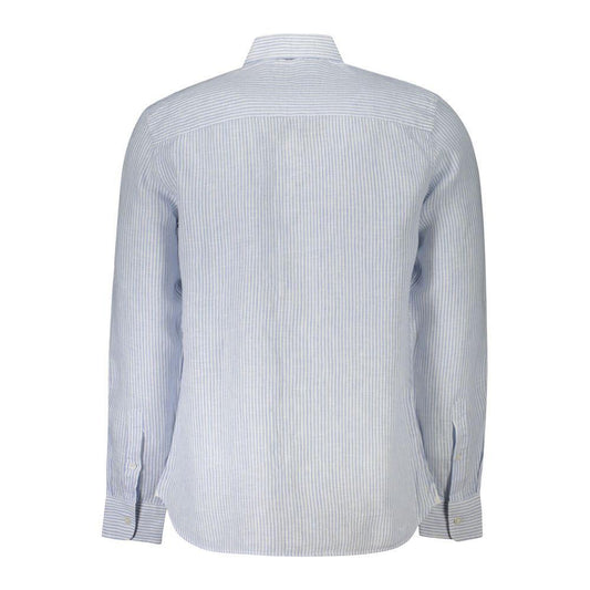 North Sails Blue Linen Shirt NO-38911-M