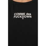 Comme Des Fuckdown "Black Cotton Women Tank Top"