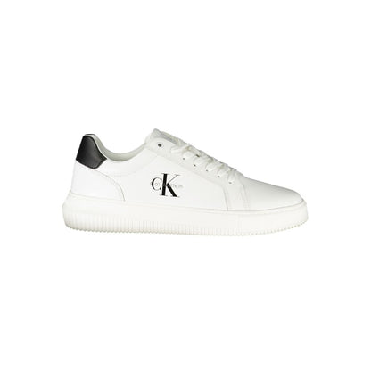 Calvin Klein Bianco Polyurethane Men Sneaker