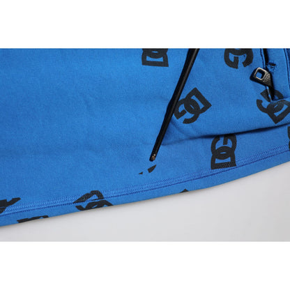 Dolce & Gabbana Blue Logo Print Jogger Men Sweatpants Pants