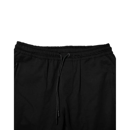 Dolce & Gabbana Black Cotton Men Jogger Sweatpants Pants