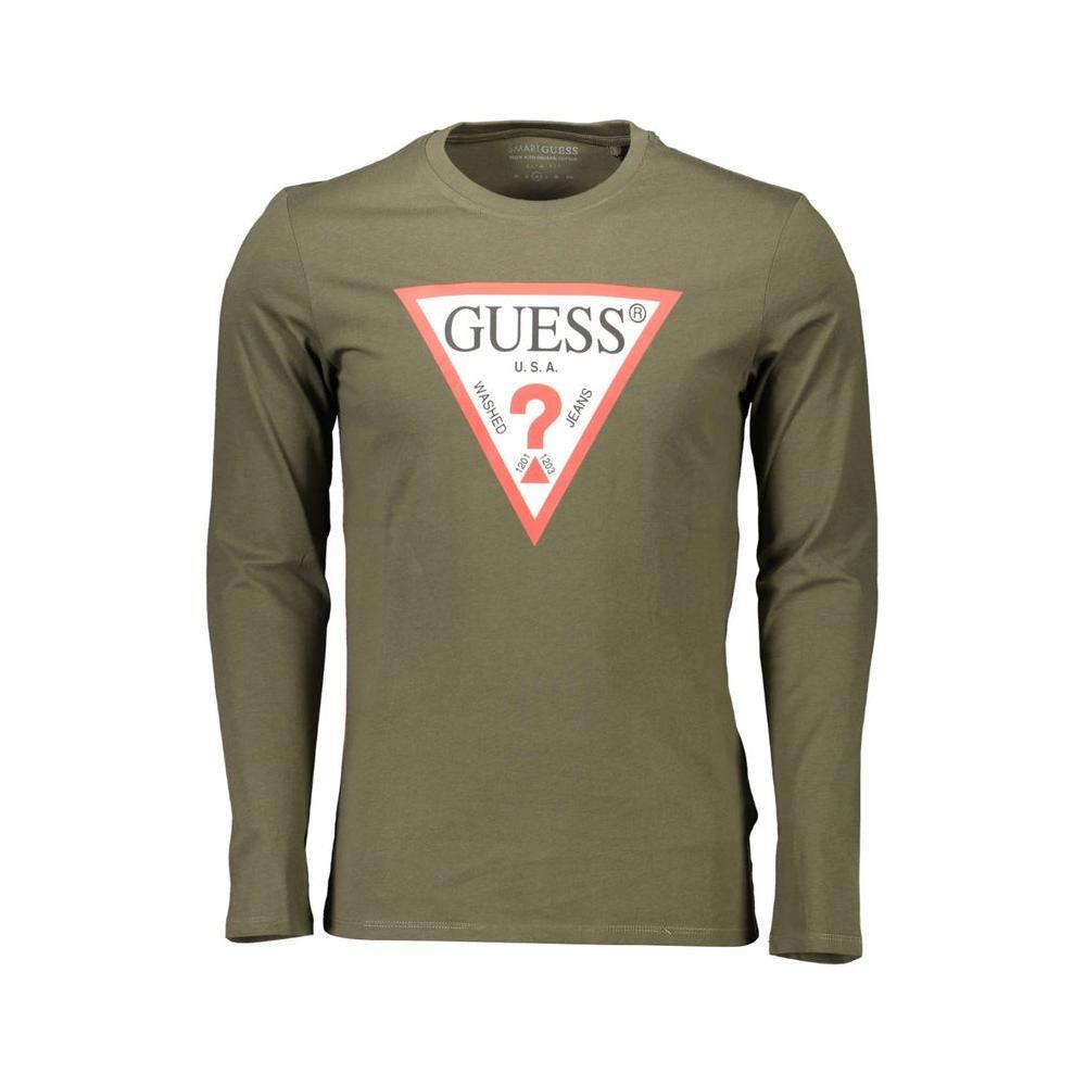 Guess Jeans Green Cotton T-Shirt GU-8530-L