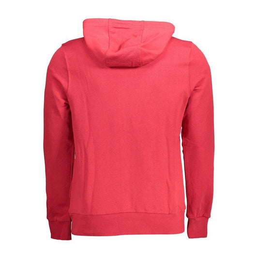 Cavalli Class Red Cotton Sweater CA-11072-M