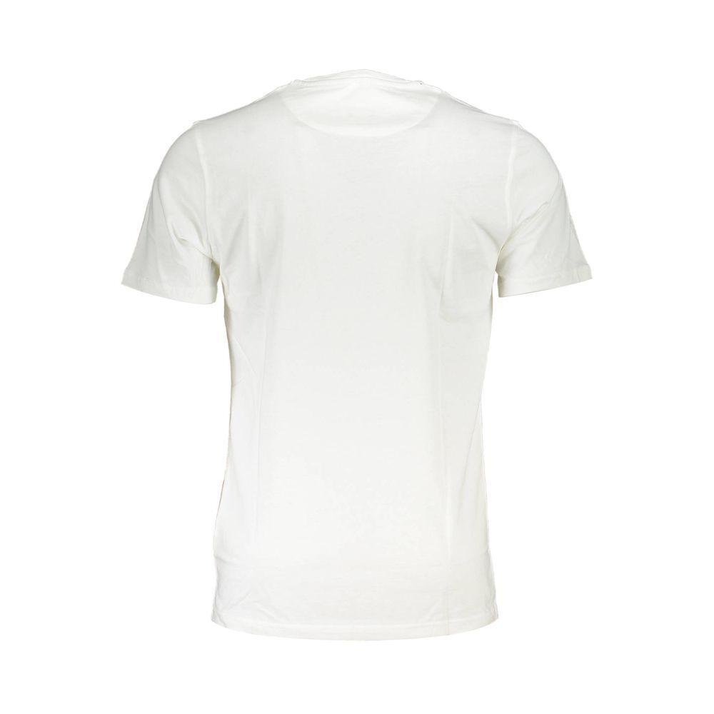 Harmont & Blaine White Cotton T-Shirt HA-18521-L