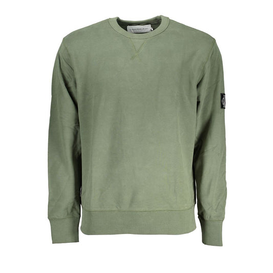 Calvin Klein Green Cotton Sweater CA-25457-M