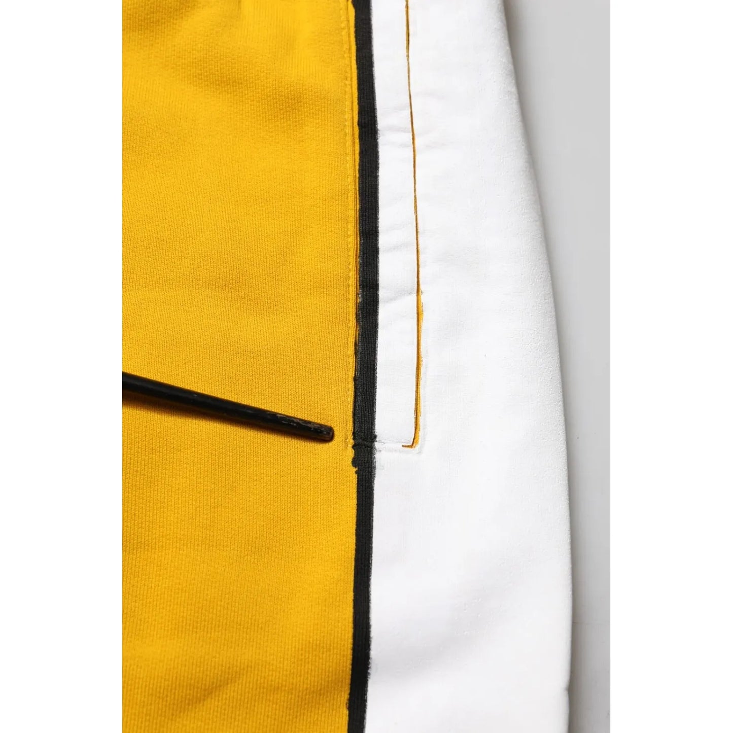 Dolce & Gabbana Yellow Cotton Sweatpants Jogger Trouser Pants