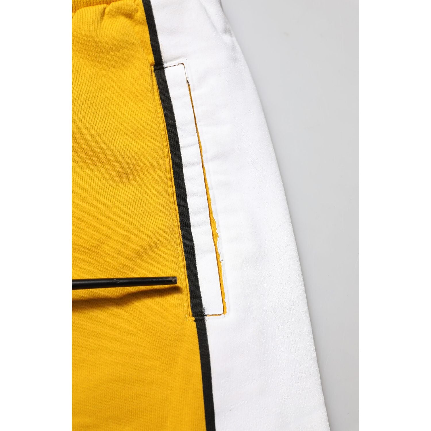 Dolce & Gabbana Yellow Cotton Casual Sweatpants Jogger Pants