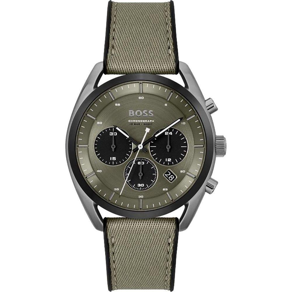 Hugo Boss Green Fabric Watch BO1514092AC