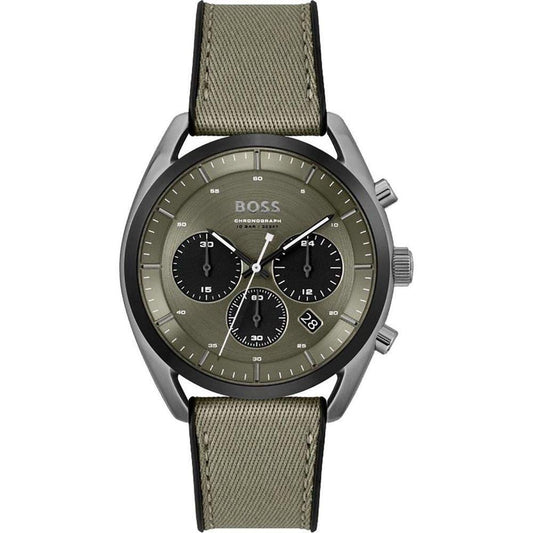Hugo Boss Green Fabric Watch BO1514092AC