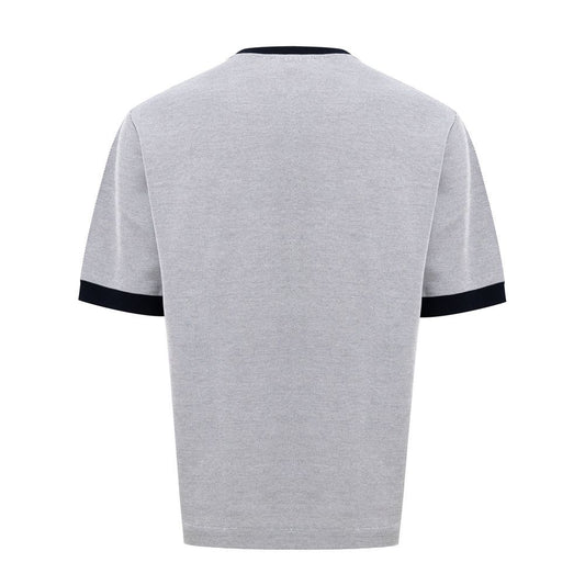 Dunhill Gray Cotton T-Shirt DU-907466220010209-M