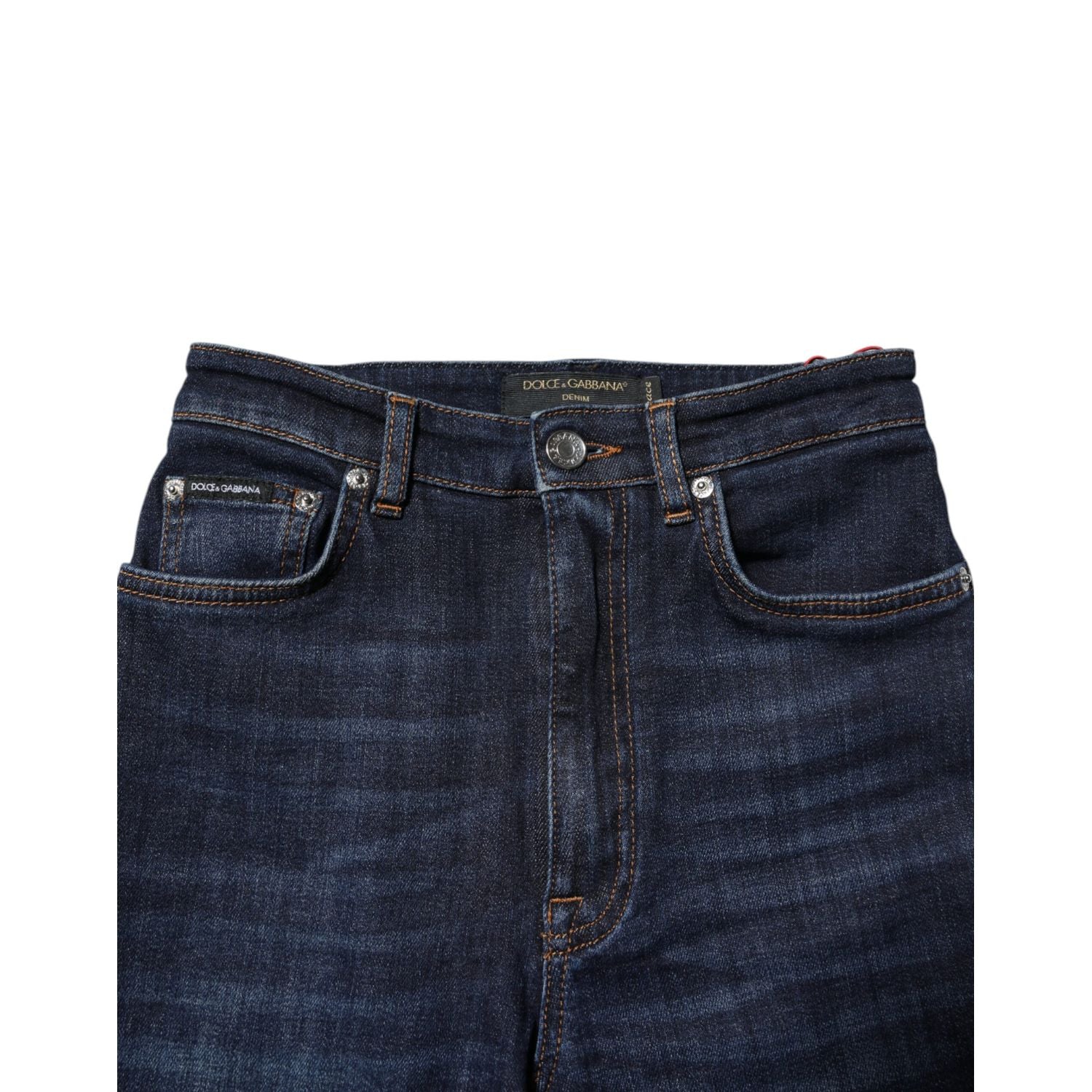 Dolce & Gabbana Blue GRACE High Waist Skinny Denim Jeans