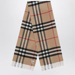Burberry Cashmere scarf with Check motif 8076576U130655/R_BURBE-A7026_100
