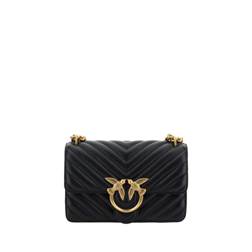 Front view with bag zipped and handles upright.