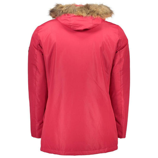 Roberto Cavalli Red Polyester Jacket RO-2101-XL