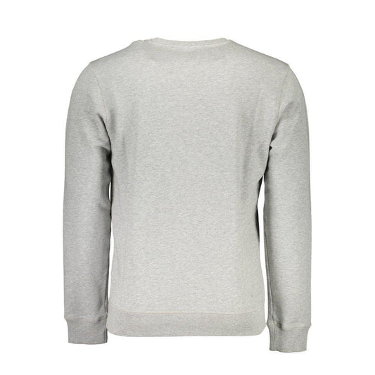 North Sails Gray Cotton Sweater NO-5383-XXL