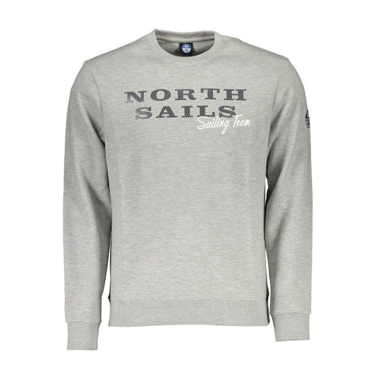 North Sails Gray Cotton Sweater NO-16031-S