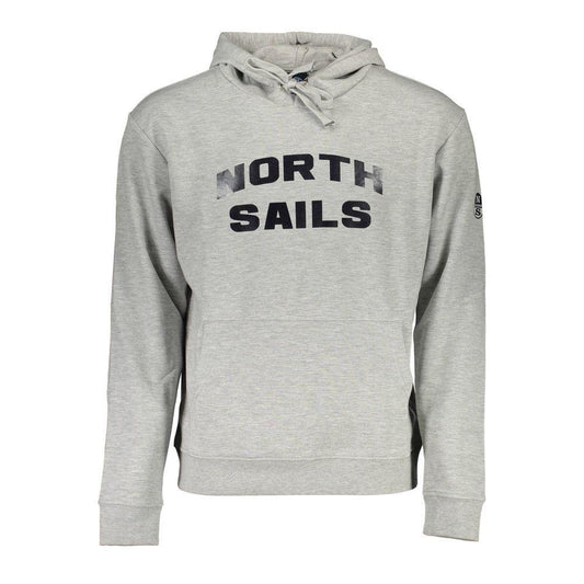 North Sails Gray Cotton Sweater NO-16052-M