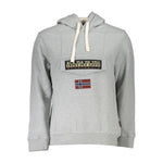 Napapijri Gray Cotton Sweater NA-21711-XL