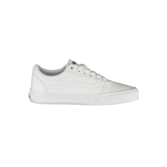 Vans White Polyester Athletic Sneakers Vans
