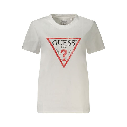 Guess Jeans White Cotton Tops & T-Shirt GU-39052-XXL