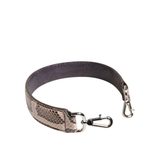 Dolce & Gabbana Beige Exotic Leather Handbag Accessory Shoulder Strap