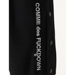 Comme Des Fuckdown Black Viscose Men Bermuda Short