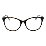Guess Brown Women Glasses Frame, full-rim acetate butterfly style for women, demo lenses, 140mm width, includes branded case.