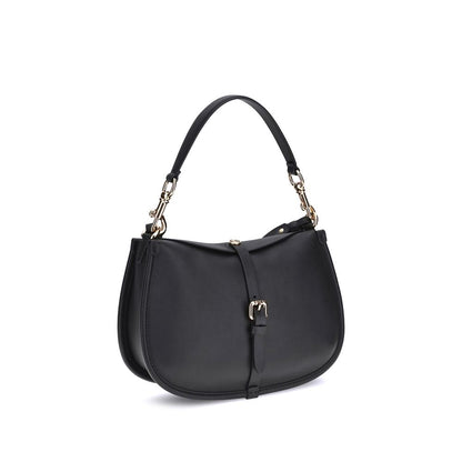Etro Black Calf Leather Bos Taurus Shoulder Bag