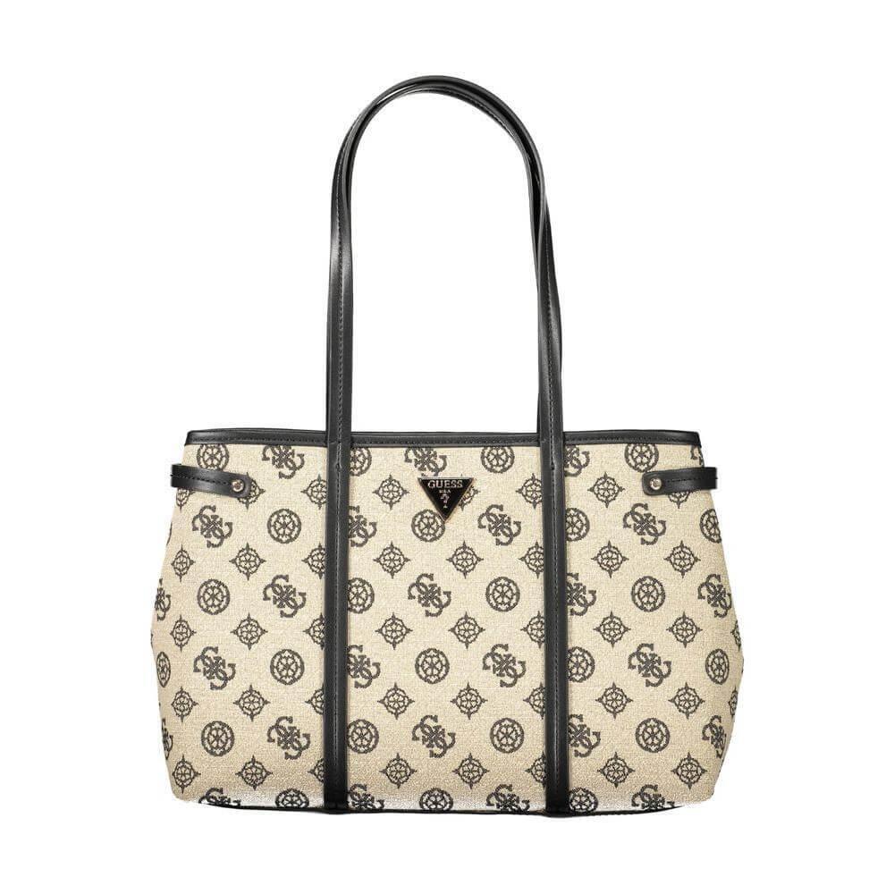 Front view with bag zipped and handles upright.