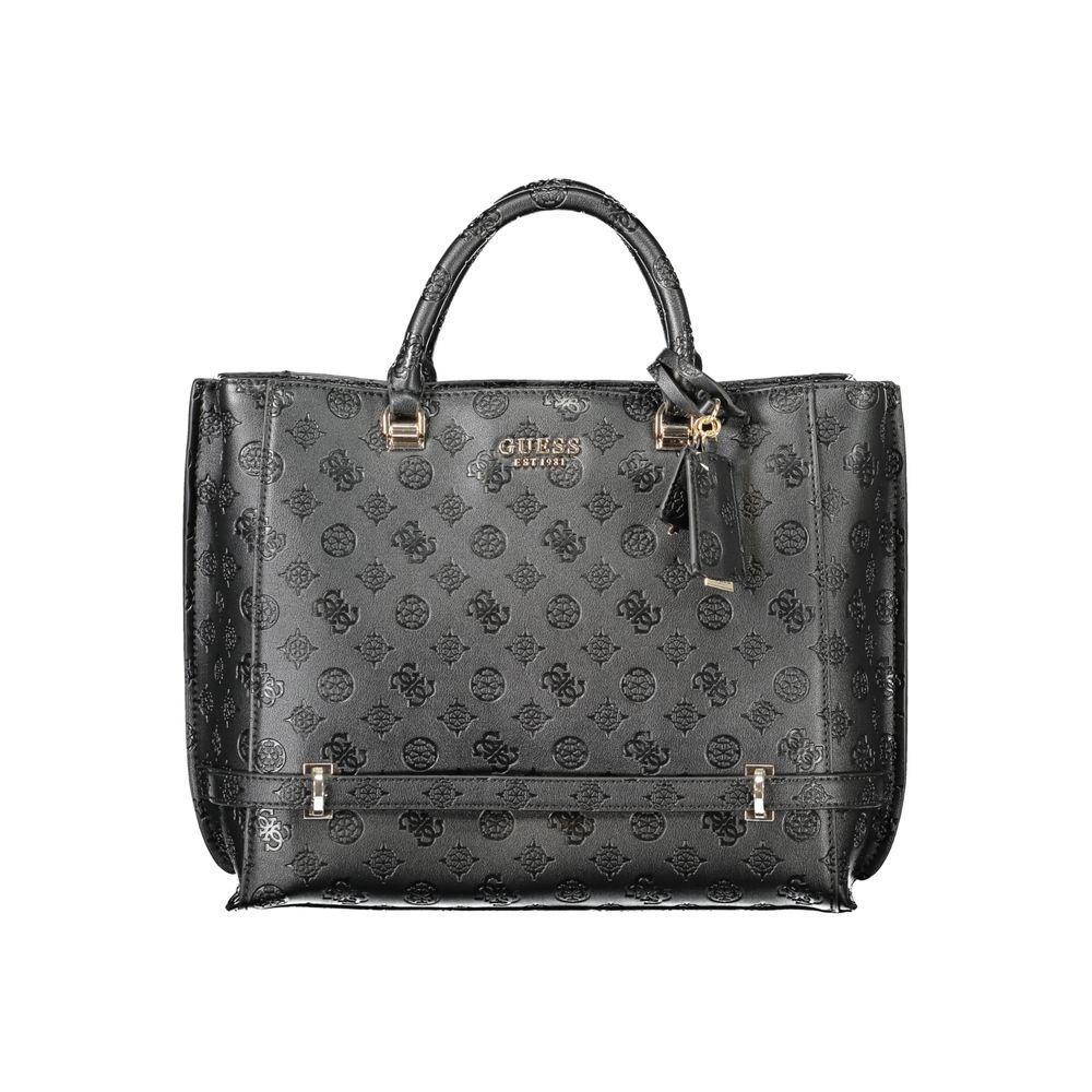 Front view with bag zipped and handles upright.