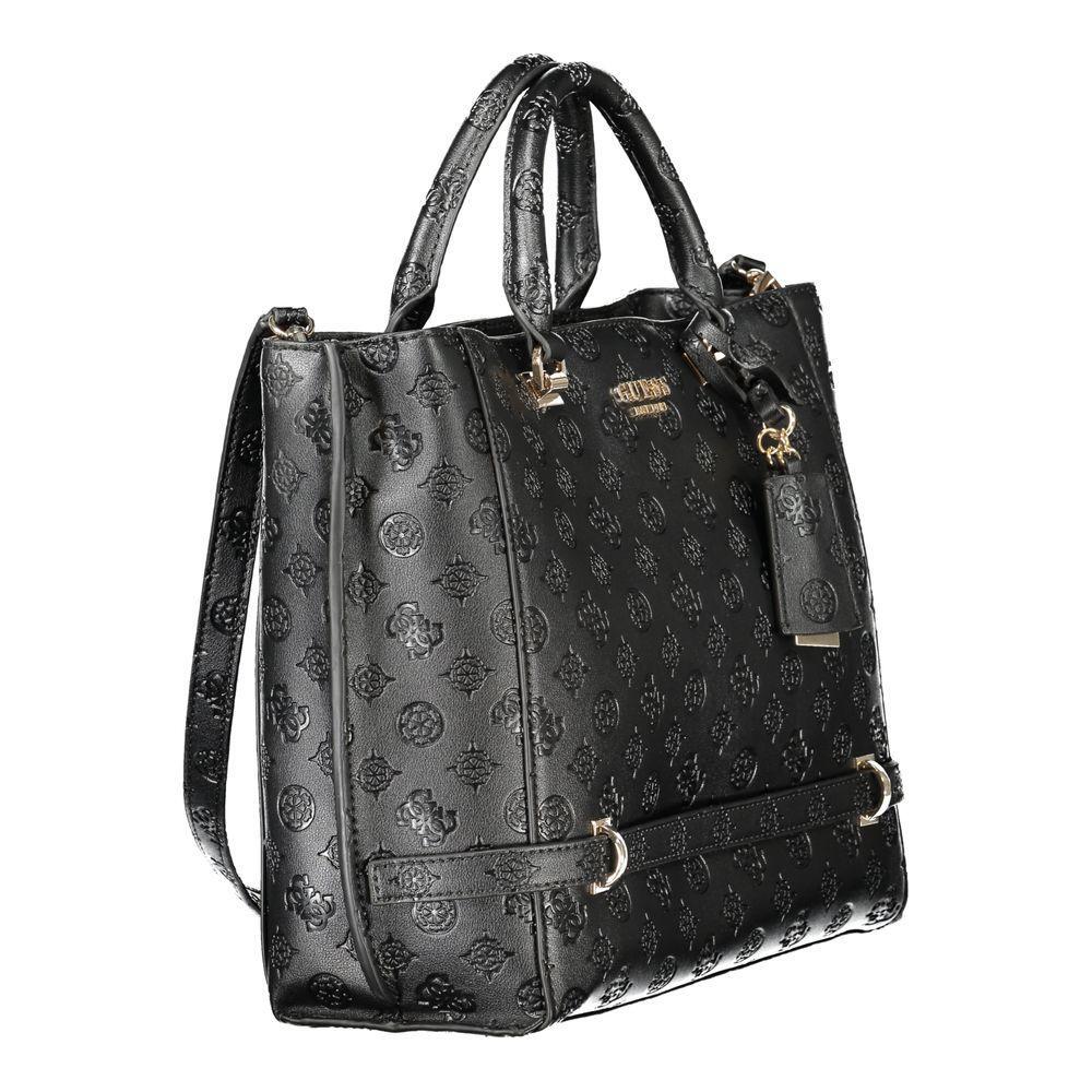 Front view with bag zipped and handles upright.