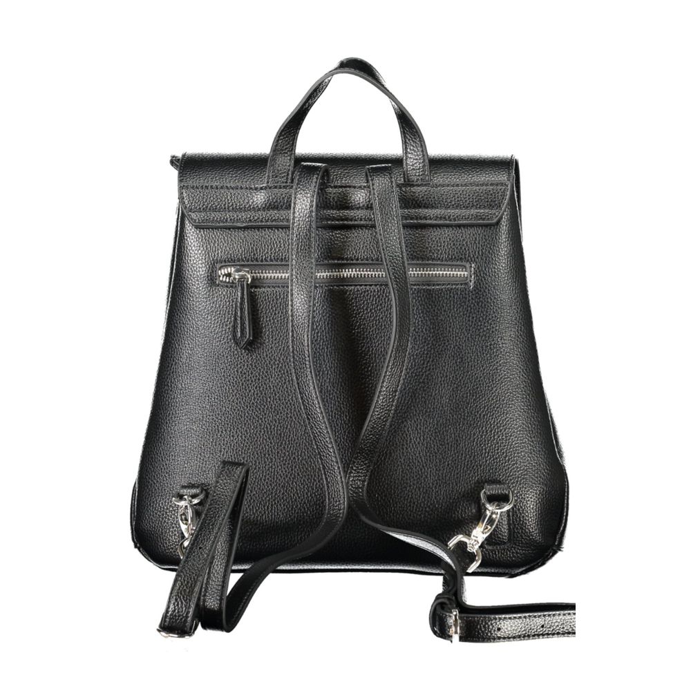 Front view with bag zipped and handles upright.