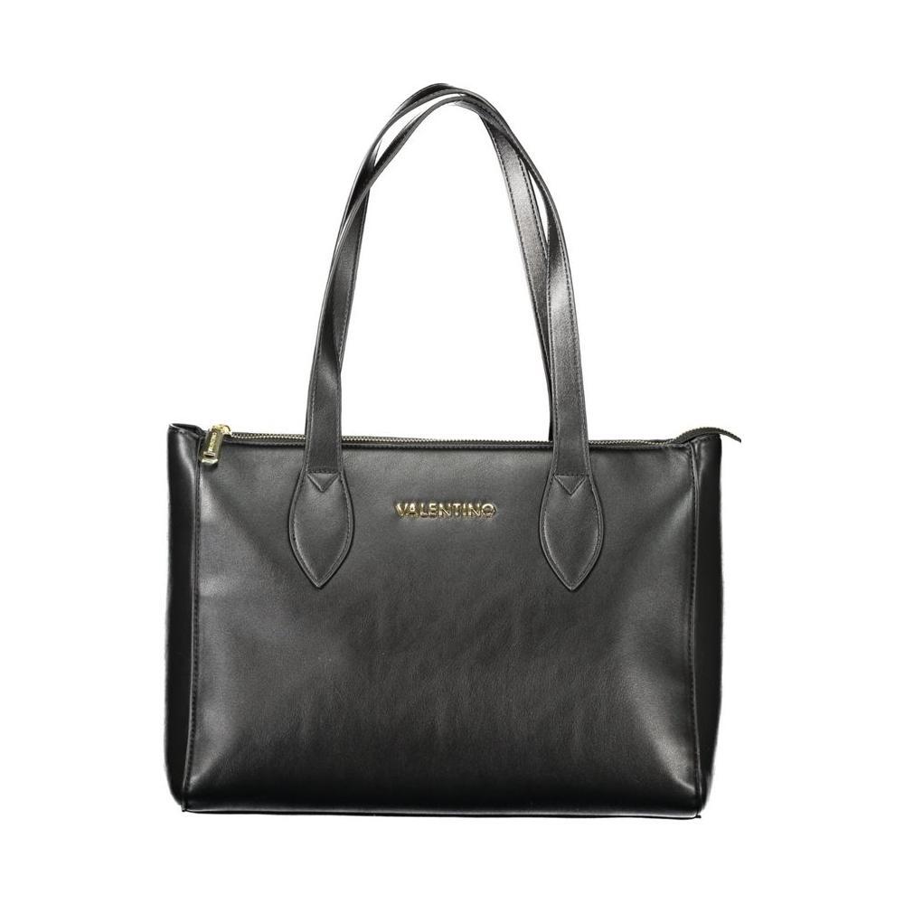 Front view with bag zipped and handles upright.