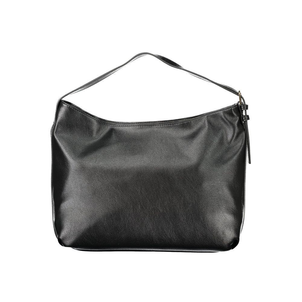 Front view with bag zipped and handles upright.