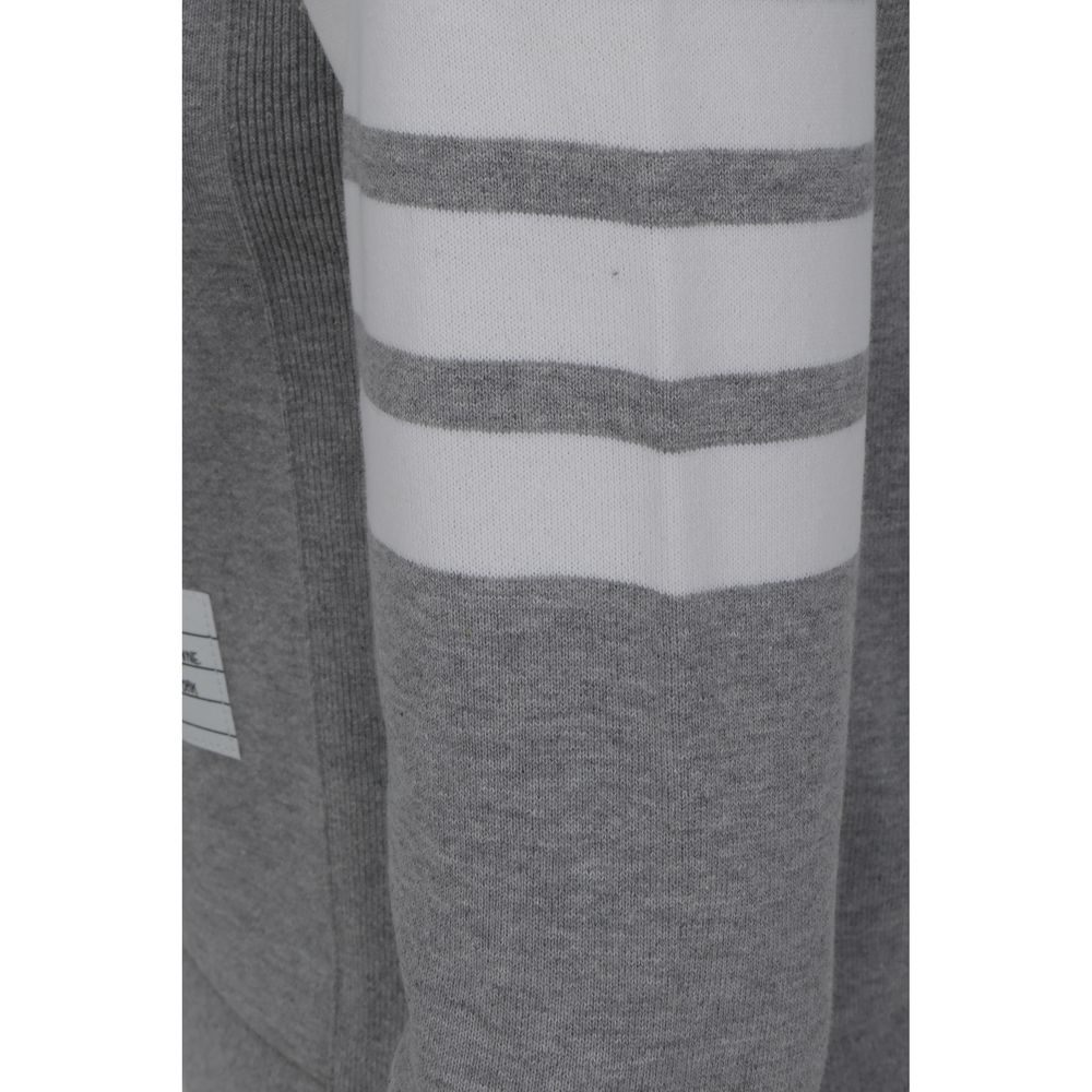 Thom Browne Gray Cotton Sweatshirt