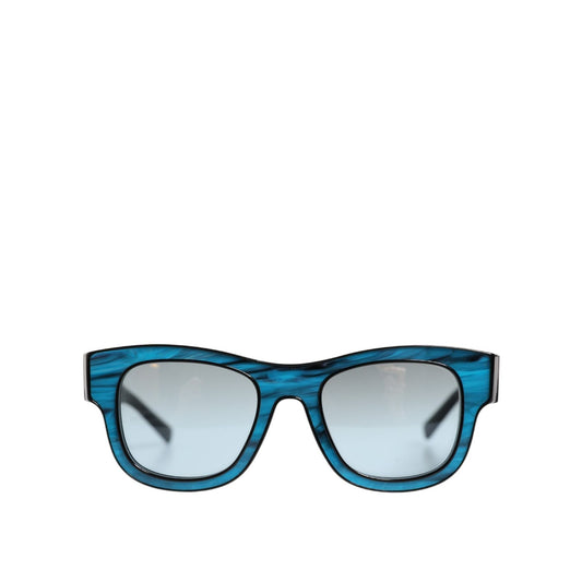 Dolce & Gabbana Blue Black Marbled Metal DG2215K Eyewear Sunglasses