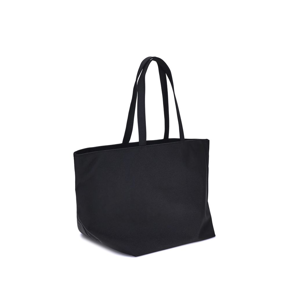 Front view with bag zipped and handles upright.