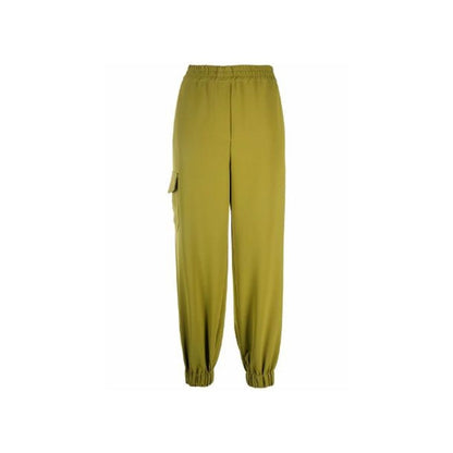 BLANCA VITA Green Elastane Cargo Pants